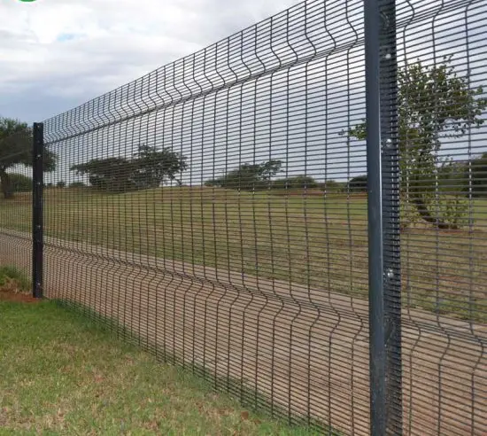 358 Security Mesh Fence installed at Logistic & Storage Area