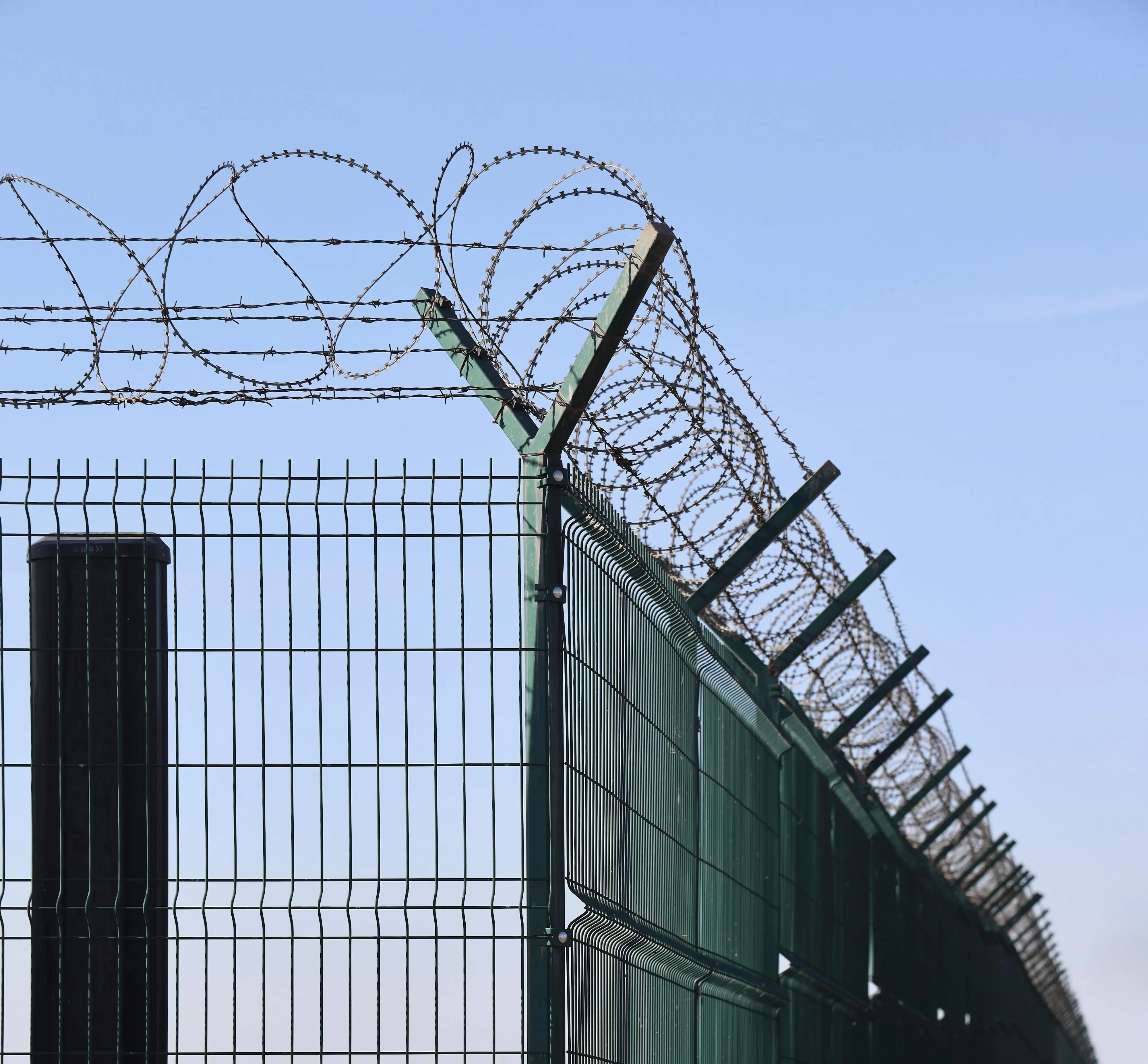 Anti-Climb Fence with Razor Wire installed at Critical Infrastructure