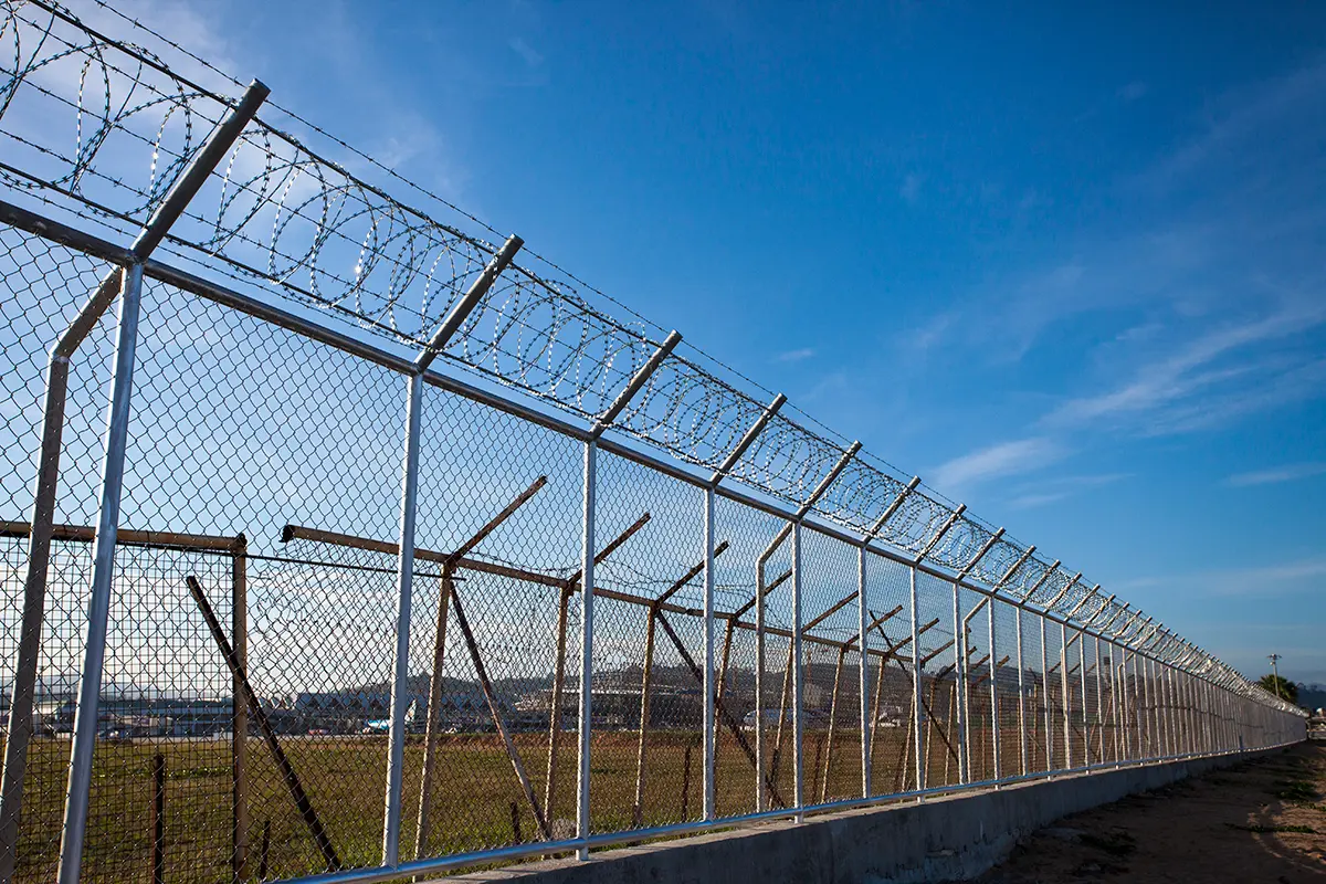 High-Security Crash Rated Fence at Embassy Perimeter