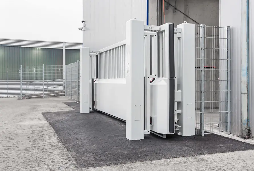 High-Security Crash Rated Gate at Embassy Perimeter