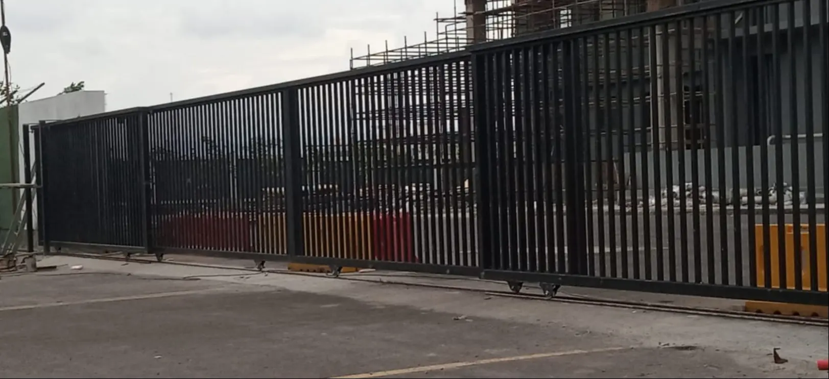 Motorised Sliding Gate installed at Industrial Facility