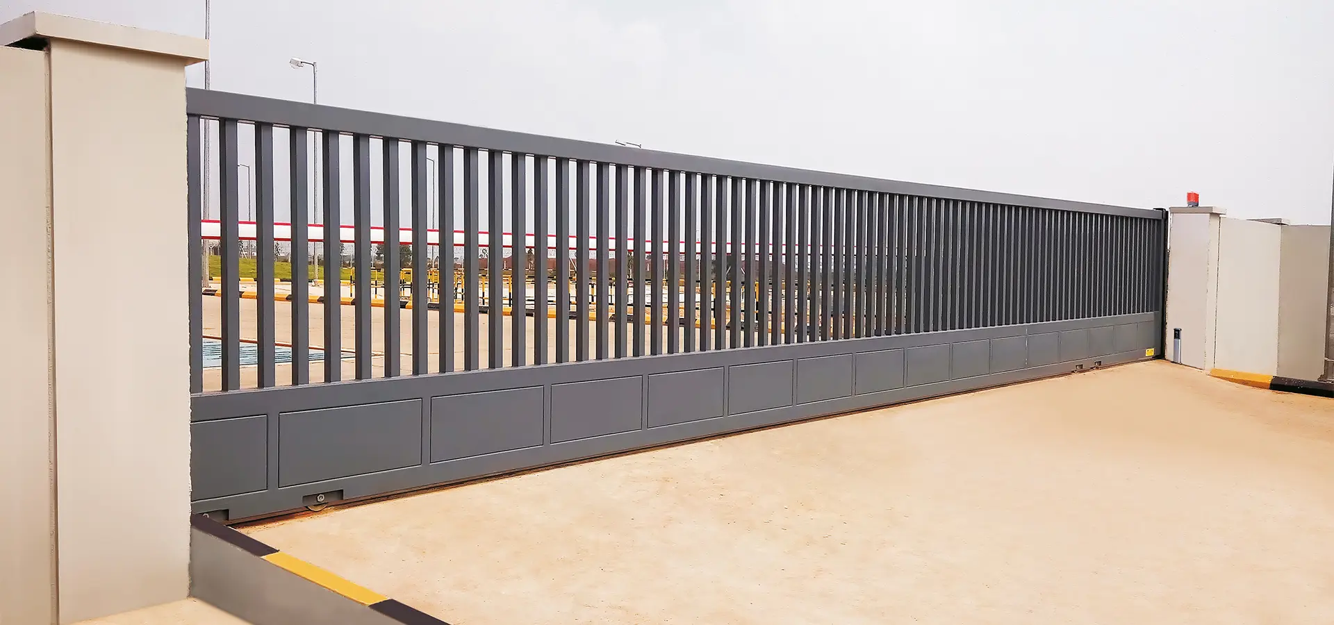 Automatic Sliding Gate installed at Commercial Complex