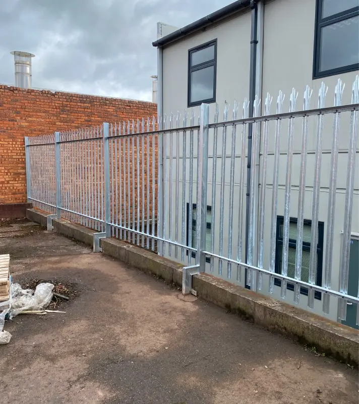 Palisade Fence installed at Commercial & Logistic Area