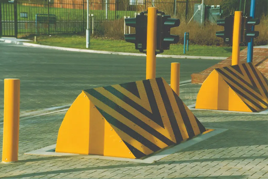 Crash Rated Road Blockers at Airport