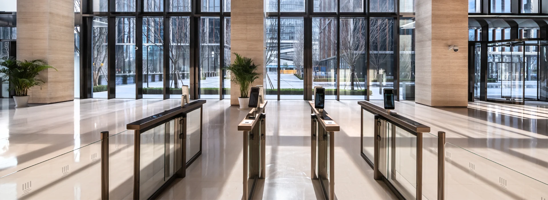 Turnstile deployed at Commercial Complex Entrance